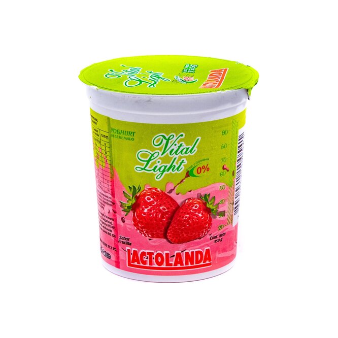 Yoghurt vital light frutilla Lactolanda 350 ml