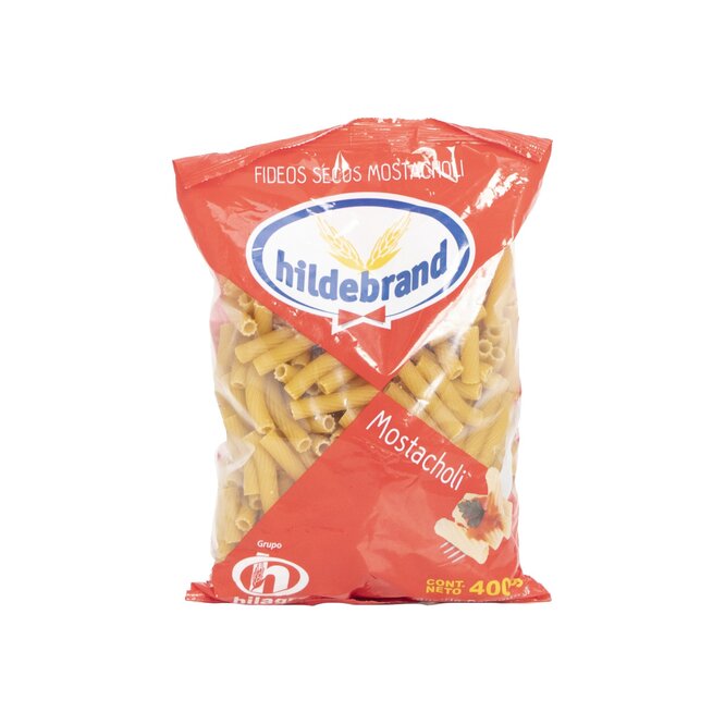 Fideo mostaccioli paquete Hildebrand 400 gramos
