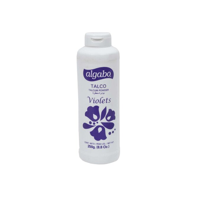 Talco violets Algabo 250 gramos