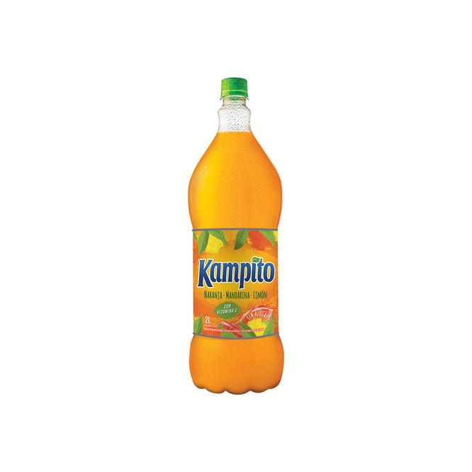 Agua saborizada sabor citrus botella Kampito 2 litros