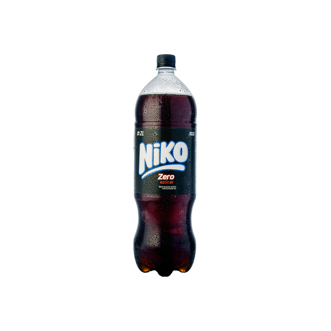 Gaseosa sabor cola zero botella Niko 2 litros