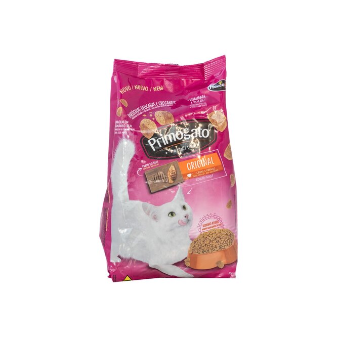 Alimento para gato sabor carne y pollo Primogato 500 gramos