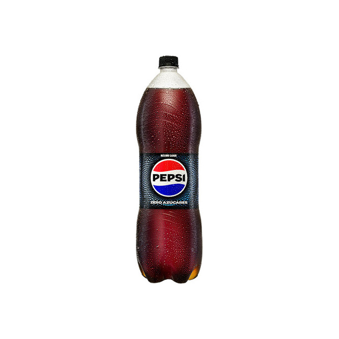 Gaseosa sabor cola sin azúcar botella descartable Pepsi 2 litros