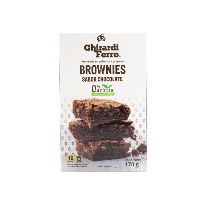 POLVO P/BROWNI CHOCO 170G GHIRARDI FERRO