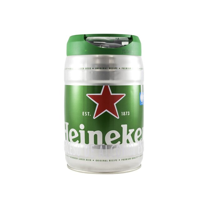 CERVEZA HEINEKEN KEG BARRIL 5 LT