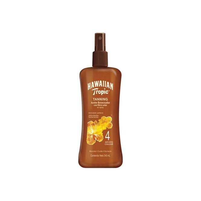 Aceite bronceador dark tanning fps4 Hawaiian Tropic 240 ml