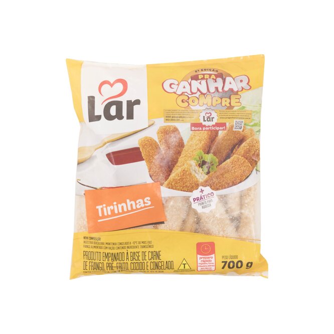 Nuggets de Pollo Congelado en tiritas Lar 700 gramos