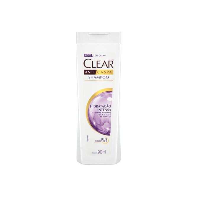 Shampoo Anticaspa Hidratación Intensa Clear 200 ml