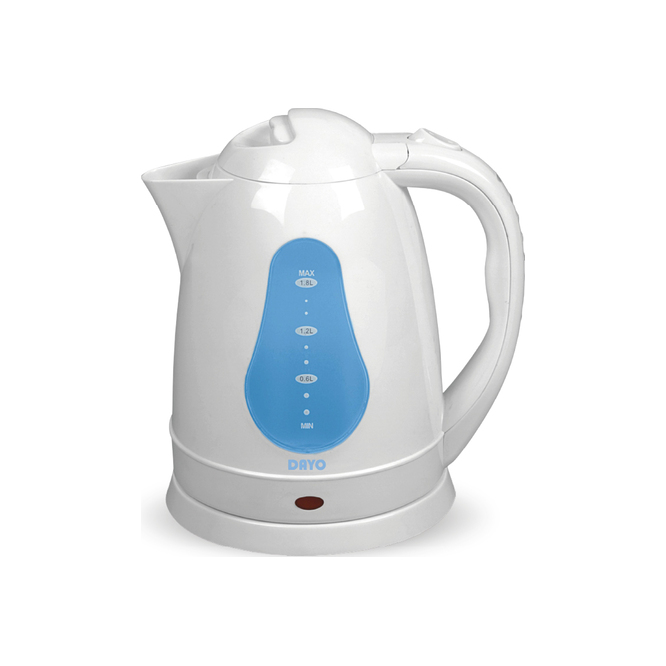 Hervidora eléctrica plástica color celeste Dayo 1,8 litros