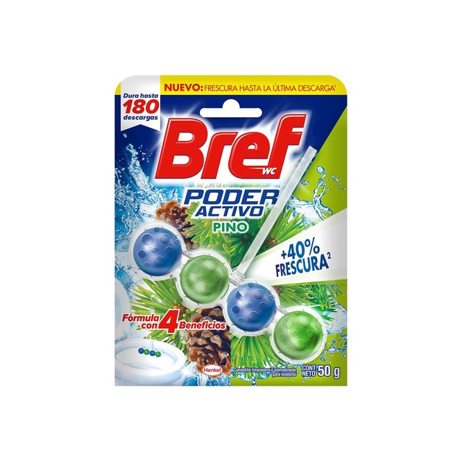 Aromatizante para inodoro aroma pino Bref 50 Gramos
