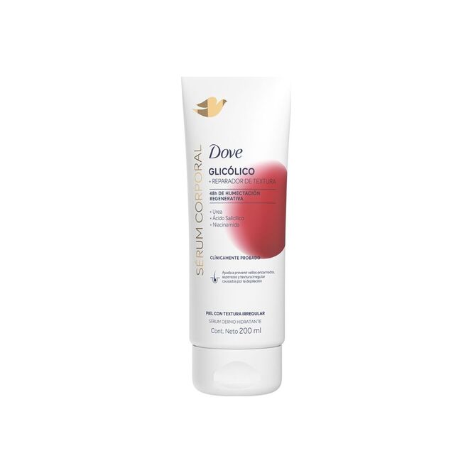 Sérum corporal glicólico y reparación de textura Dove 200 ml