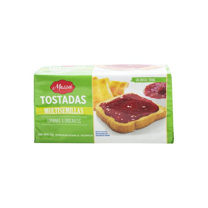 TOSTADAS MULTISEMILLAS MAZZEI 120GR