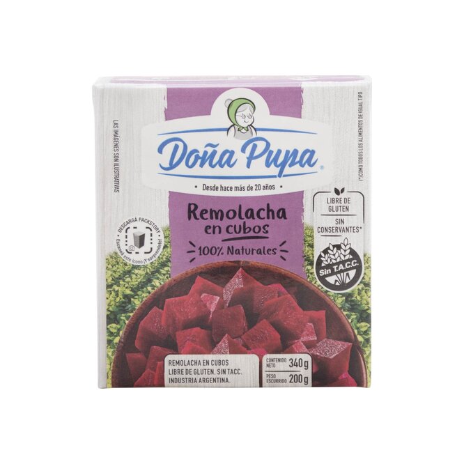 REMOLACHA EN CUBOS DOÑA PUPA  340GR