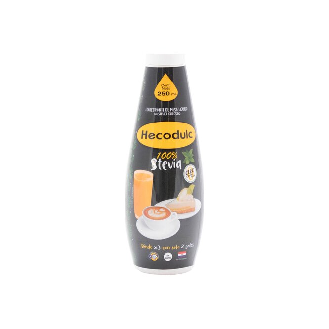 Edulcorante liquido100% Stevia Hecodulc 250 ml