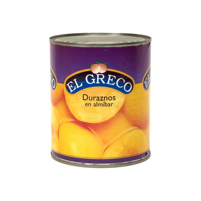 DURAZNO E/ALMIBAR 820GR EL GRECO LAT