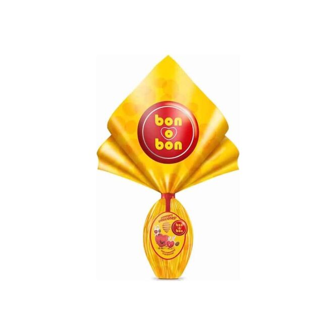 Huevo de pascua de chocolate con leche Bon o Bon 110 gramos