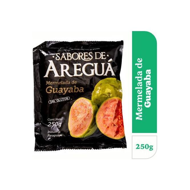 Mermelada de guayaba en sachet Sabores de Areguá 250 gramos