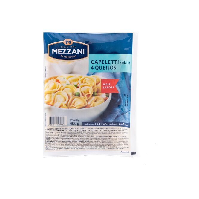 CAPELETIS 4 QUESOS MEZZANI 400GR PAQ