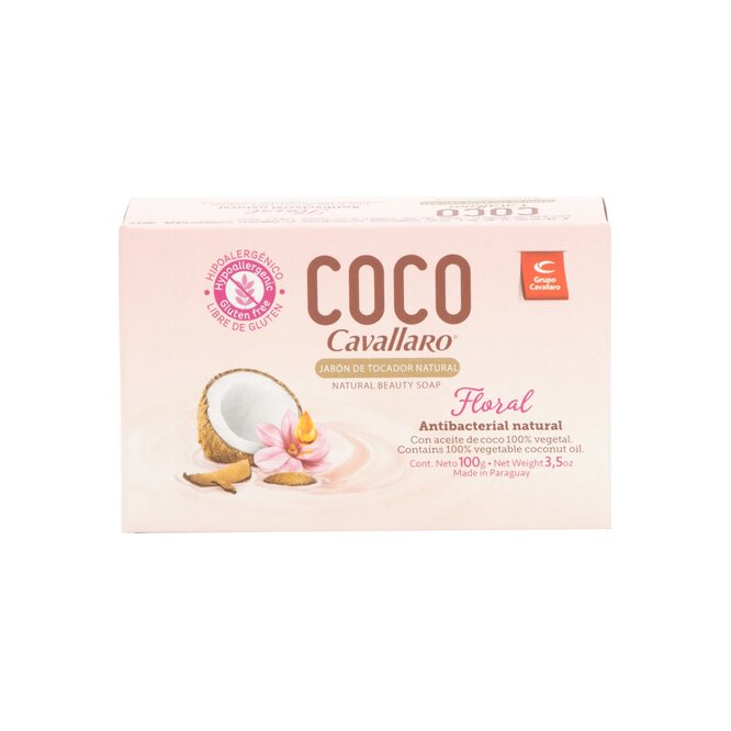 Jabón de tocador floral clásico en caja Cavallaro 100 gramos