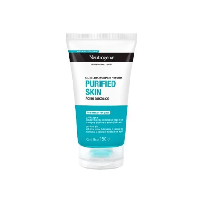 Gel de limpieza purified skin tubo Neurógena 150 gramos