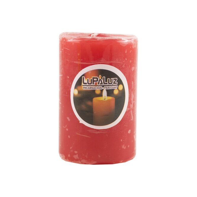 Vela roja 3 días Lupa luz