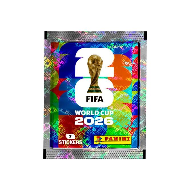 Figuritas FIFA Copa Mundial 2026 en paquete Panini 7 unidades