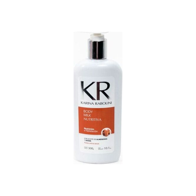 Crema Body Milk Nutritiva Karina Rabolini 300 ml