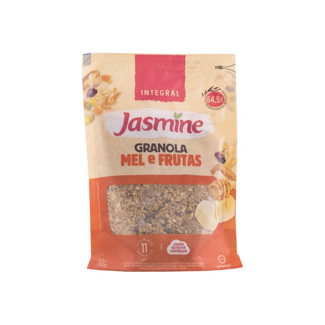 Granola Integral con miel y frutas Jasmine 250 Gramos
