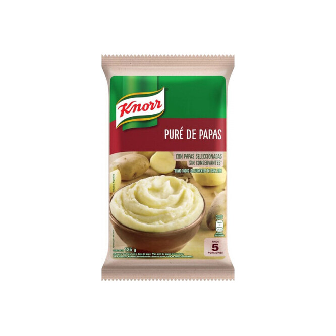 Puré de Papas Instantáneo en sobre Knorr 125 gramos