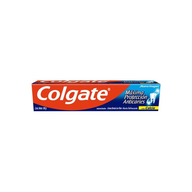 Crema dental máxima protección anti caries Colgate 180 gramos