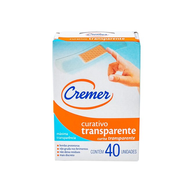 Curita transparente Cremer 40 unidades