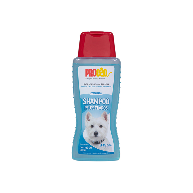 Shampoo para perros pelos claros Procao 500 ml