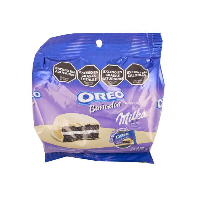 Galletita bañadas con chocolate blanco Oreo 119 gramos