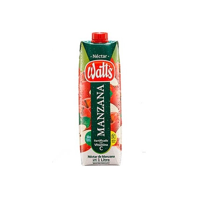 Jugo sabor manzana tetra Watts 1 litro