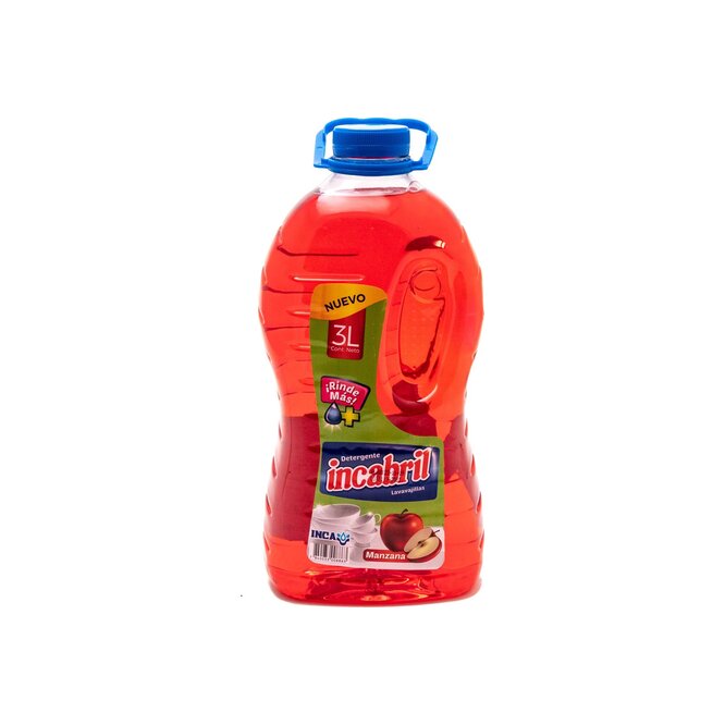 DETERGENTE LAVAVAJILLAS MANZANA 3LT INCA