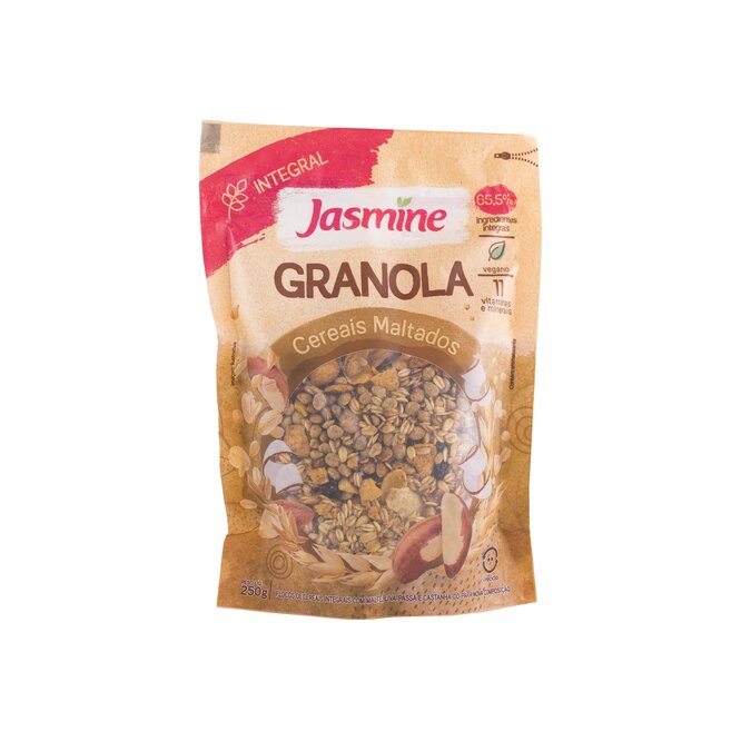 Granola Integral con nuez de Brasil Jasmine 250 Gramos
