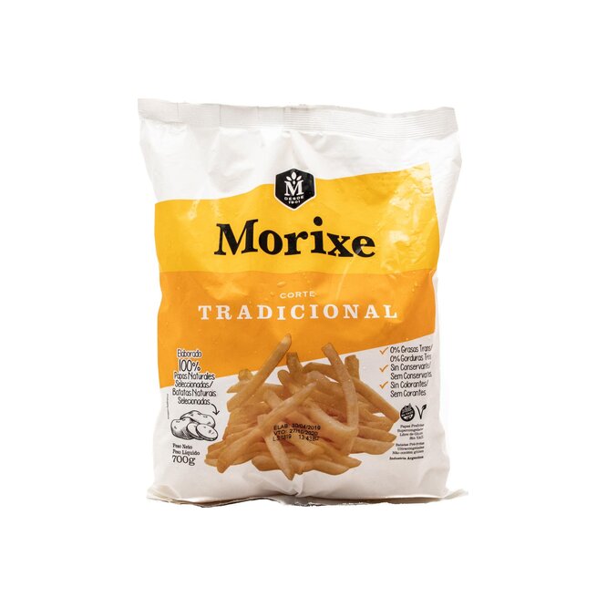 PAPAS FRITAS TRADICIONAL MORIXE 700GR BS