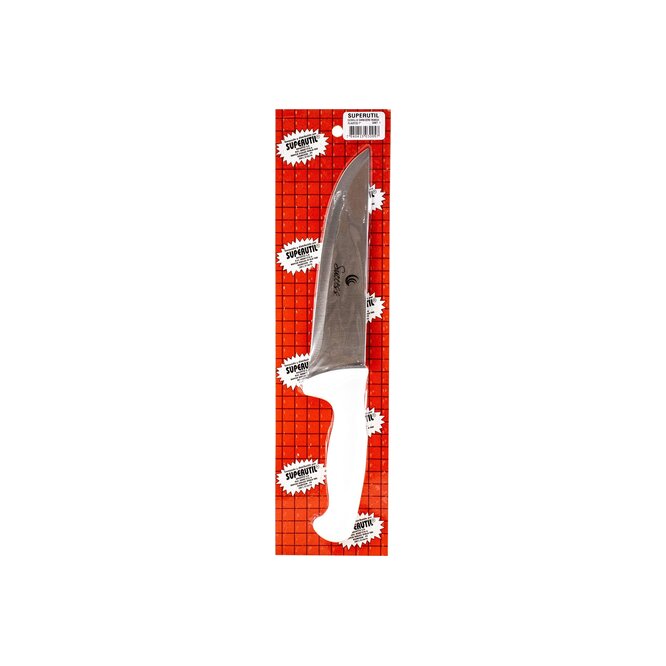 CUCHILLO CARNICERO 7PULG MANGO BLANCO SU