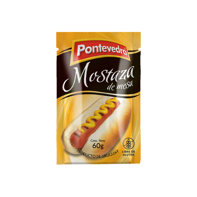 Mostaza en doy pack Pontevedra 60 gramos