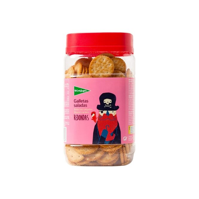 GALLETITAS SALADAS REDONDAS 350G ECI POT