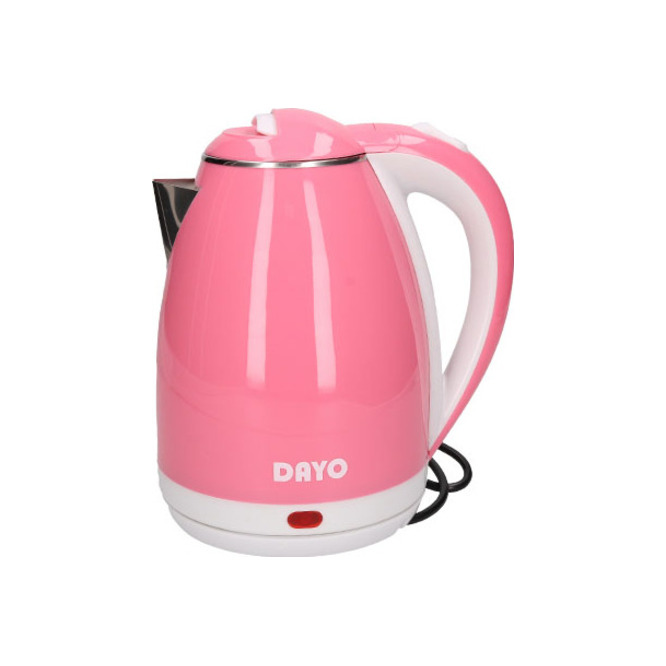 Hervidora eléctrica color rosa Dayo 1,8 litros