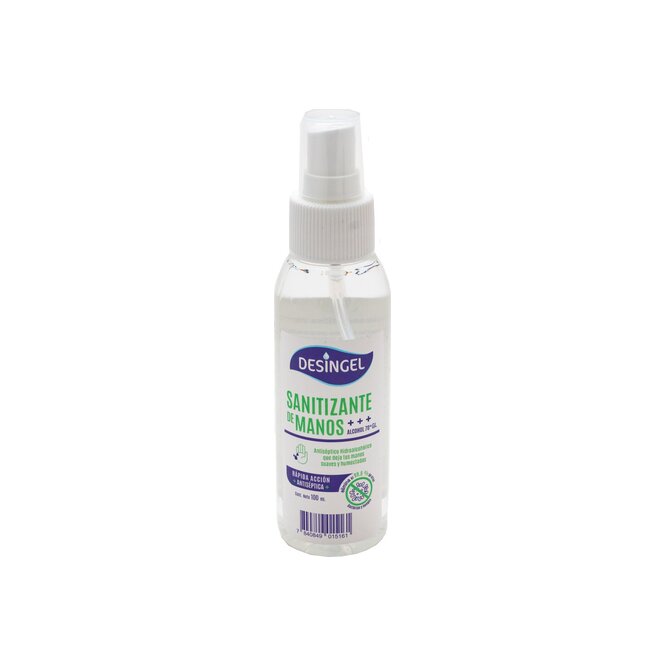 SANITIZANTE D/MANOS DESINGEL 100ML SPRAY