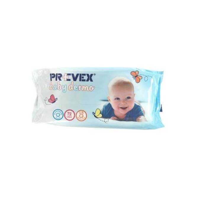 TOALLITAS HUMEDAS PREVEX BABY DERMO72UN