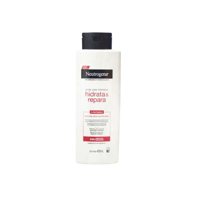 Loción corporal body care intensive hidrata y repara frasco Neurógena 400 ml