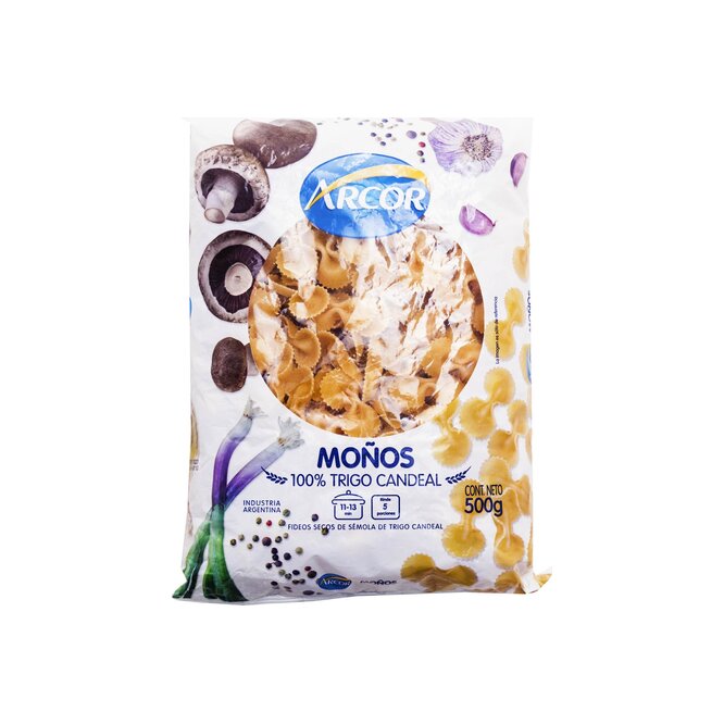 FIDEOS ARCOR MOÑOS CANDEAL 500GR