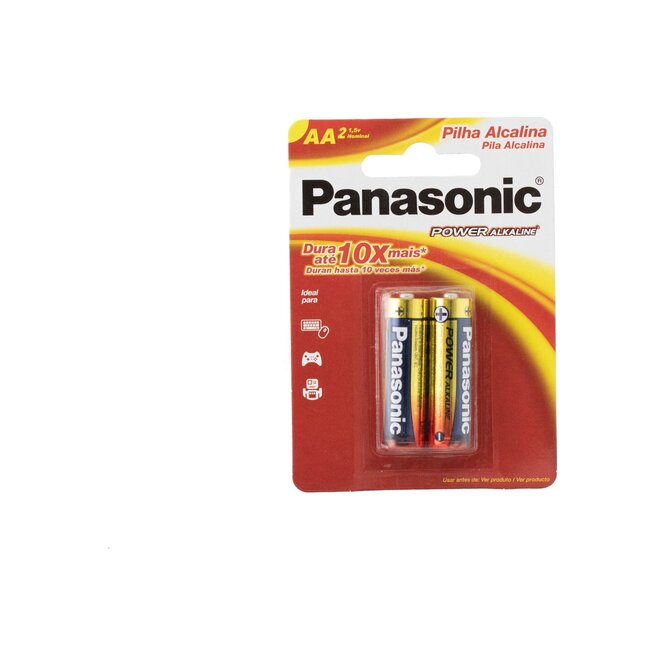 Pila alcalina AA blíster Panasonic 2 unidades