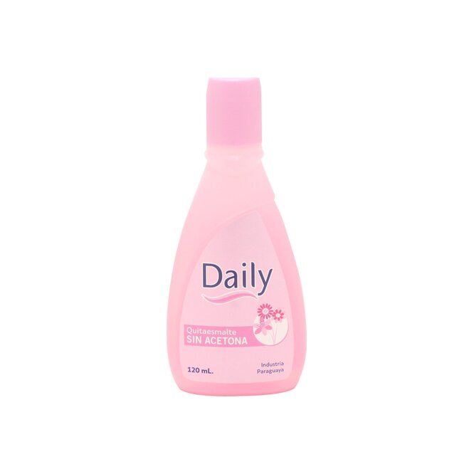 Quita esmalte sin acetona rosa botella Daily 120 ml