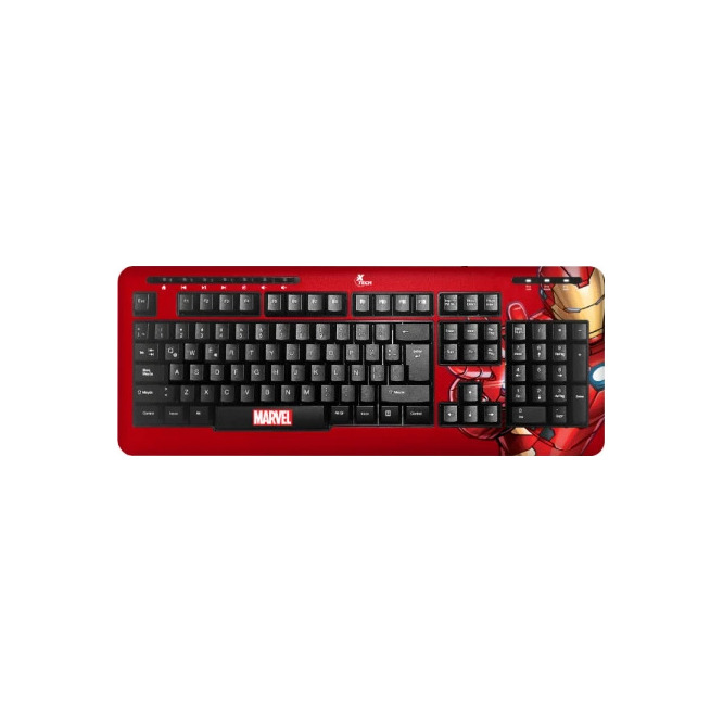 Teclado USB xtk-m401IM iron man Xtech