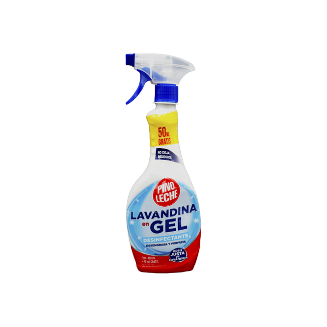 Lavandina en Gel con gatillo Pinoleche 480 ml