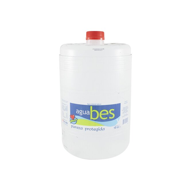 Agua mineral natural sin gas bidón Bes 10 litros